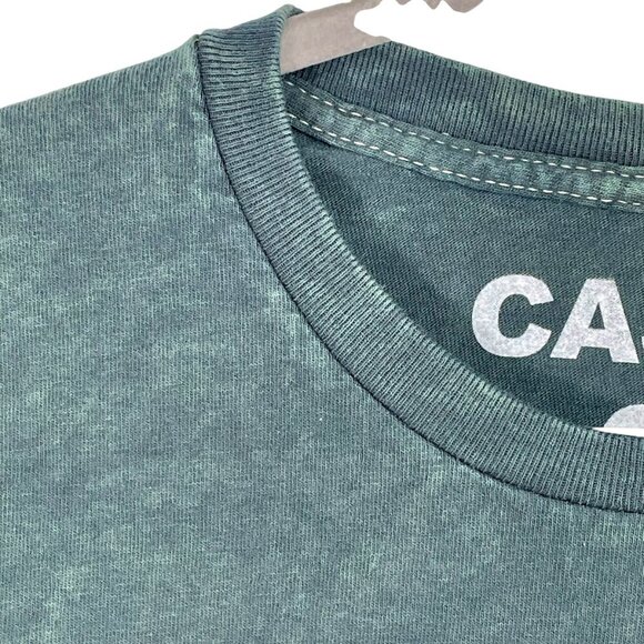 NWOT Johnny Cash Man in Black Band Tee Green Large 100% Cotton Licensed Merch - Picture 6 of 8